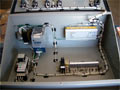 Control panel internals. All components were chosen because of their local availability near the foreign mine.