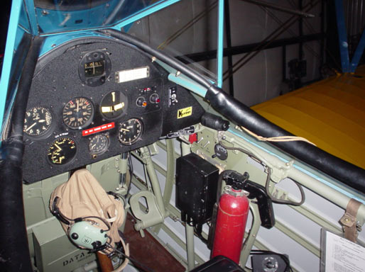 Stearman aft cockpit.